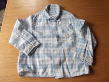 blau kariertes Kinderflanellhemd von Baby-Club in Gr. 86