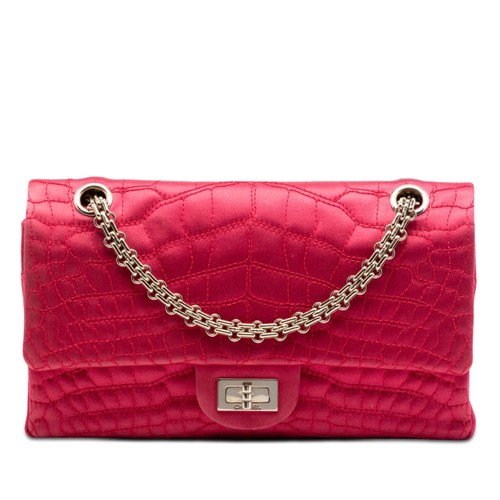 Chanel croc quilted satin - quilted,