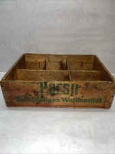 Henkel Persil Waschmittel Kiste 1930 Reklame Tante Emma Kolonialwaren Deko