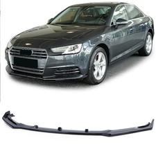 Front Spoiler Lippe Stoßstange Schwarz Glanz mit ABE für Audi A4 B9 8W 15-19