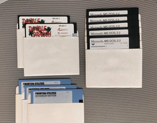 MS-DOS 5.0 + Norton 4.5 + Double Dragon | 5.25" Disketten XT AT IBM PC TESTED