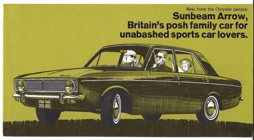 Sunbeam arrow 1725 limousine - arrow,