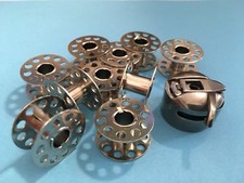 Spulenkapsel + 10 Spule CB Greifer Kapsel für AEG, Privileg, Janome,Pfaff,  NEU