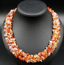 Karneol kette damen collier - damen,