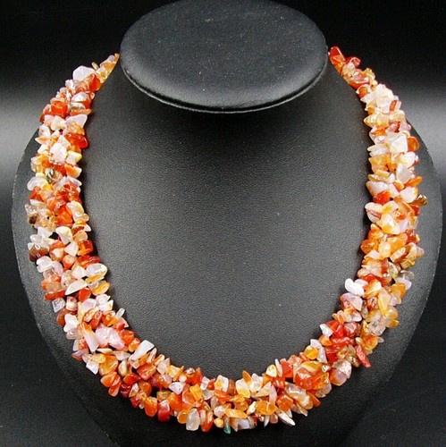 Karneol kette damen - damen, collier