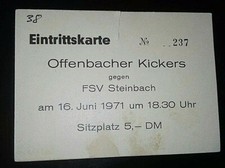 *RAR* TICKET 16.6.71 Kickers