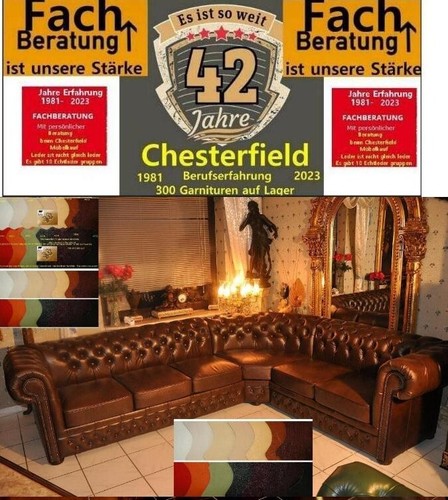 Chesterfield ecksofa - chesterfield,