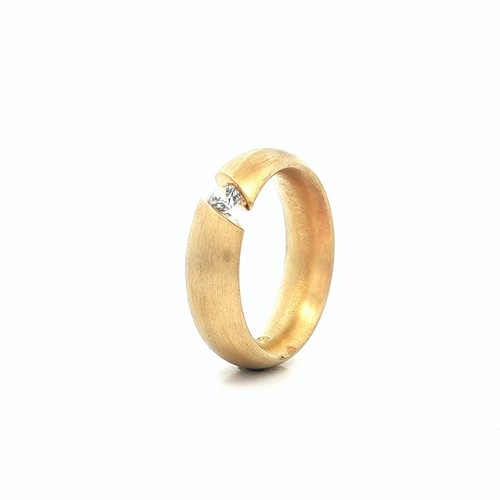 Spannring silber vergoldet - silber,