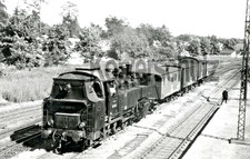 Dampflok Foto - 86 1148 vom Bw Heringsdorf rangiert in Heringsdorf, 6.1973