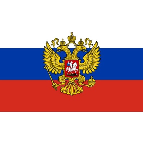 Russland flagge mit adler - flagge,