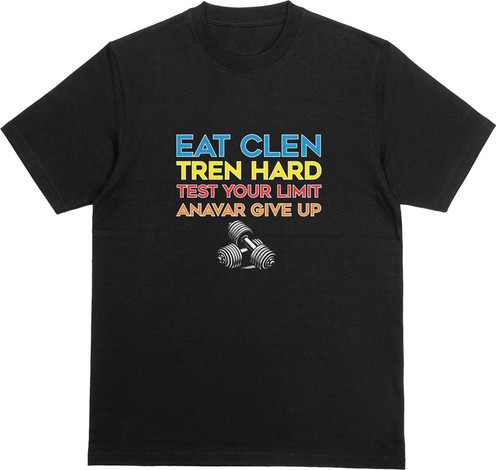 Steroid gym shirt eat - steroid, |