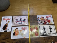 59  Blechschilder Sammlung