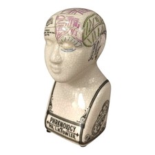 Kopf Keramik Phrenologie