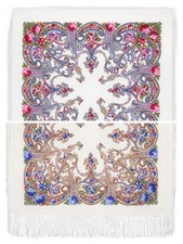 Pavlovo Posad Wolltuch 89x89