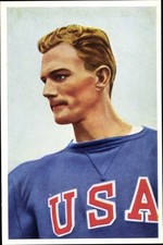 Sammelbild Olympia 1936, Serie 13 Bild 3, Der Amerikaner Glenn... - 10716972