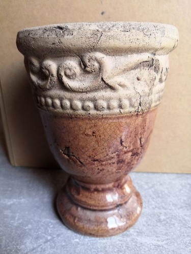 Steingut pokal übertopf - steingut,