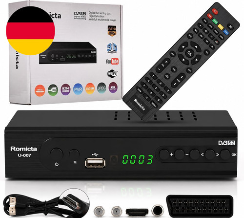 Receiver für satelliten - hd,