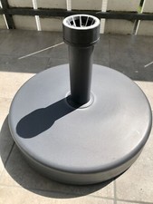 Sonnenschirmständer/Füllsockel - silber - m.Sand/Wasser bis 25 kg befüllbar