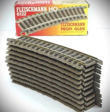 1:87 HO Fleischmann Profigleis 10 Stück 6122 Gleis gebogen R 356,5 neuwertig OVP