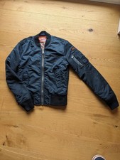 Schott NY Bomber-Jacke, Navy Blau, Gr. S, sehr rar