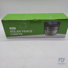 Solarleuchten Garten 6er LED Außen Erdspieß Wasserdicht Schwarz Weg Hof