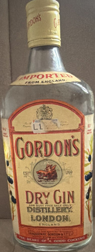 Gordon dry gin 6 - gordon's, proof