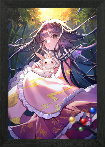 Anime mädchen mit hase - mit,