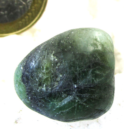 Smaragd trommelstein - smaragd,