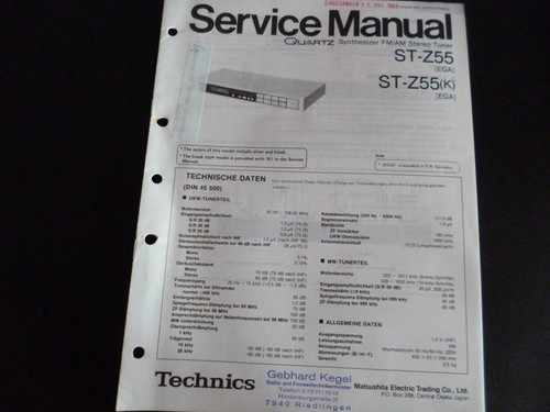 Original service manual - original,