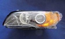 BMW 3er E46 Coupe Cabrio Xenon Hauptscheinwerfer schwarz links Blinker gelb DEPO