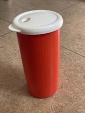 Vintage Tupperware Thermobecher (orange) ohne Strohhalm