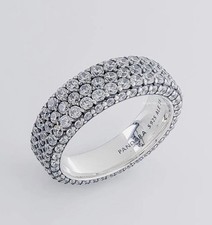 Original PANDORA PAVE TRIPLE-ROW - Ring Größe 56- sterling silver + Box