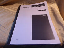 Ersatzteilliste zu dem Yanmar Bagger SV 15