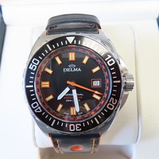 Delma Uhr Professional Shell Star 41601.676.6 Lederband 44mm Herren