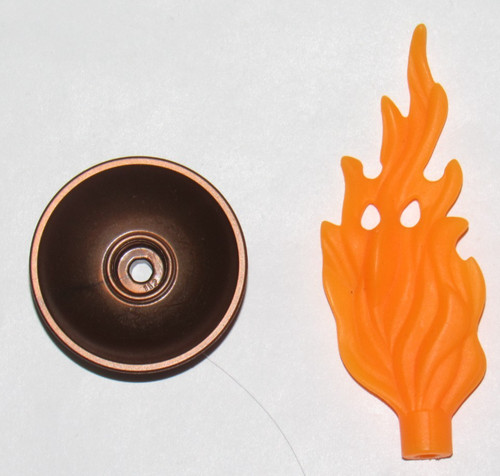 Playmobil feuerschale flamme - feuerschale,