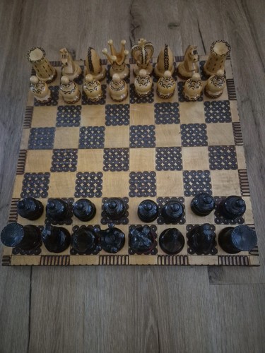 Schachspiel antik - schachspiel,
