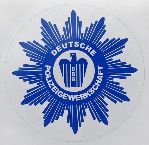 Aufkleber polizei gewerkschaft - polizei,