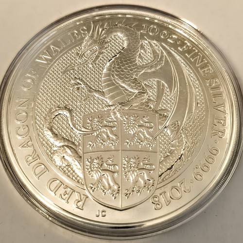 10oz silber dragon wales - dragon, of