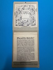1939 Kalender Helfer der Hausfrau. Gemischtwarenhandlung Edemissen(Kr.Peine) !