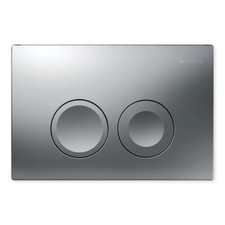 Geberit Betätigungsplatte Delta25 für UP100 matt chrom WC Drückerplatte