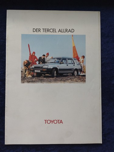 Toyota tercel allrad prospekt - toyota,