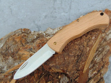 Kindermesser, Schnitzmesser, Klappbar mit Holzgriff & abgerundete Spitze NEU