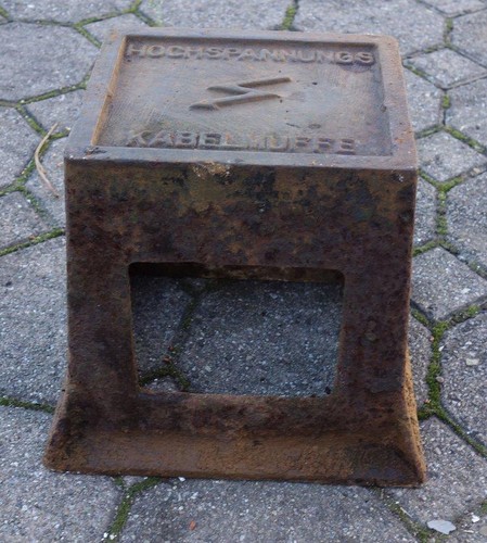 Alter gusseisen hocker - gusseisen,