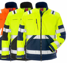 Kansas Workwear ~ 127702 - M, L ~ High Vis Softshell-Jacke 4083 WYH Warnschutz