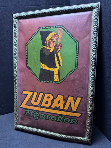 Zuban zigaretten blechschild - zuban,