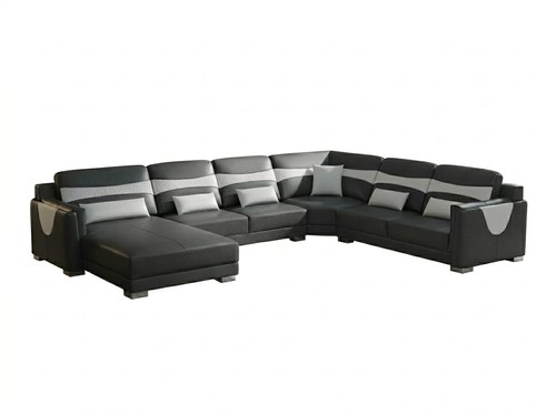 Leder ecksofa form modern - leder, u-form