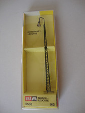 BRAWA HO Gittermastleuchte / Bahnbetriebswerkleuchte Art.nr. 5505 in OVP