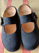 Finn Comfort Stanford Gr. 37 / 5  schwarz blau * Neuwertig * NP 120,-€
