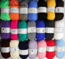 Carina Glanzperle, Glanz-Perlgarn von Rellana Garne, Wolle zum stricken häkeln, 