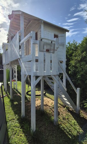 Holz spielturm stelzenhaus - holz,